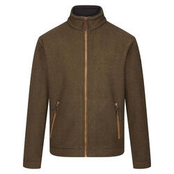 Heren Garrian II Full Zip Fleece Jacket (Umber)