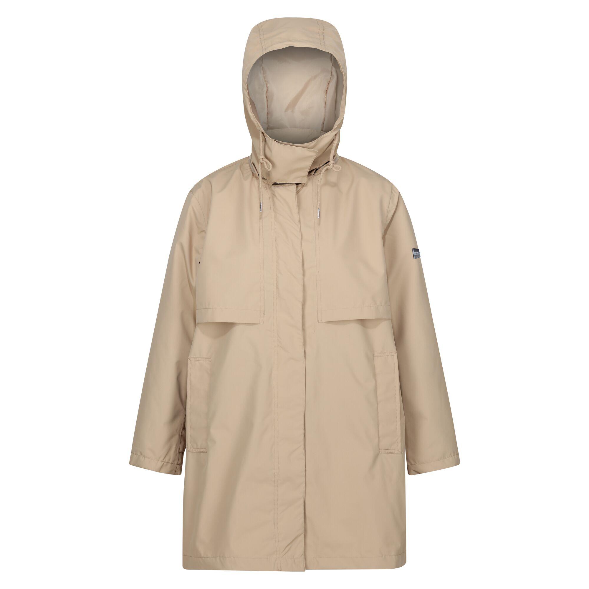 REGATTA Womens/Ladies Georgonia Waterproof Jacket (Oat)