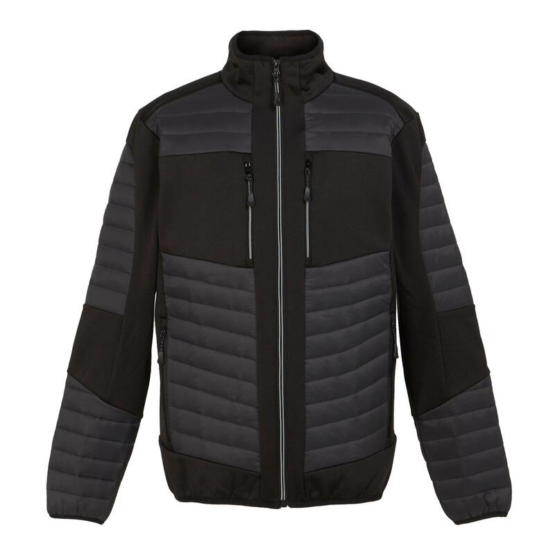 Veste hybride EVOLVE Homme (Cendre / Noir)