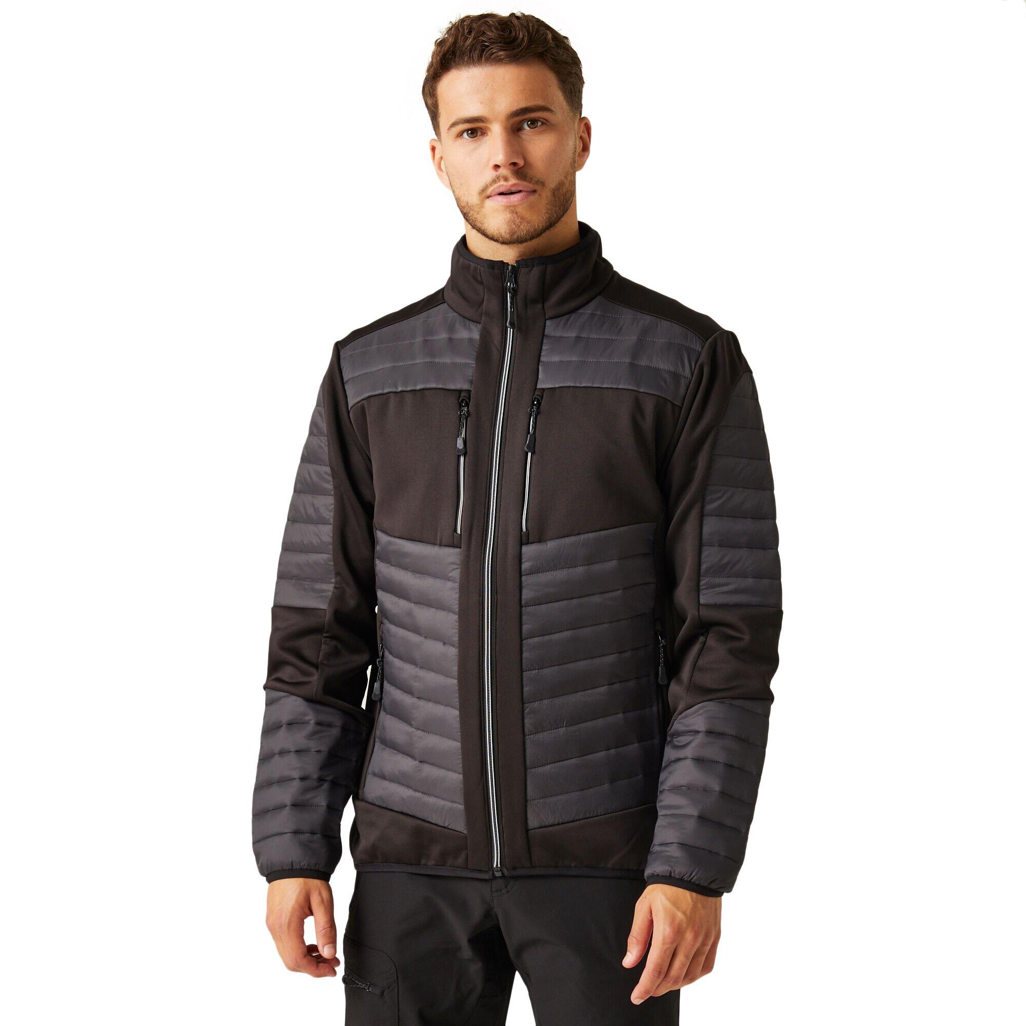 EVOLVE Men's Hybrid Jacket (Ash / Black)