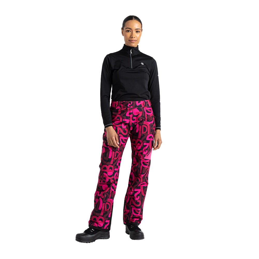 Womens/Ladies Ice Graffiti Ski Trousers (Pure Pink) 4/5