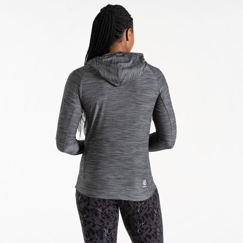 Sprint City Femme Yoga Sweat capuche - Gris moyen / gris