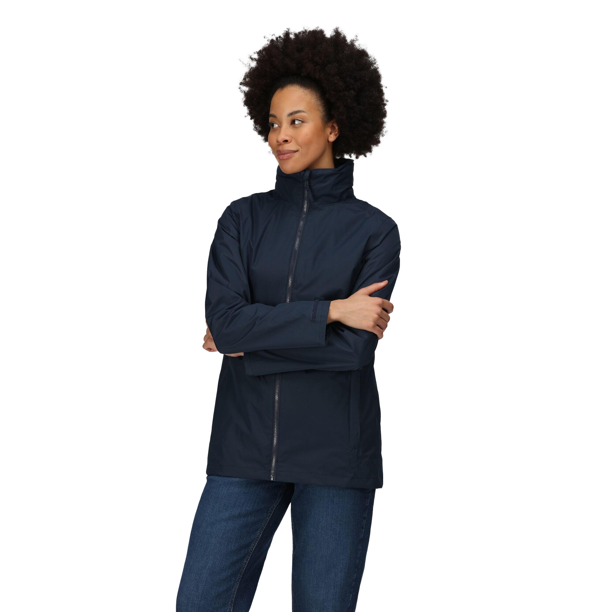 Women's CLASSIC waterproof jacket (Navy)