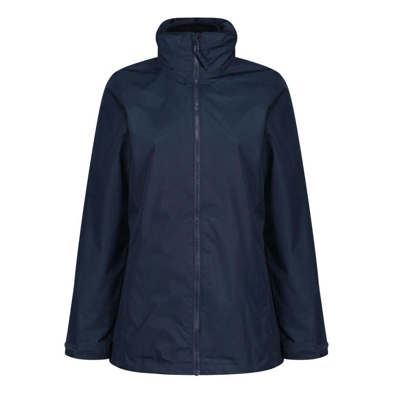 Outdoorjacke mit Kapuze, wasserfest Damen Marineblau