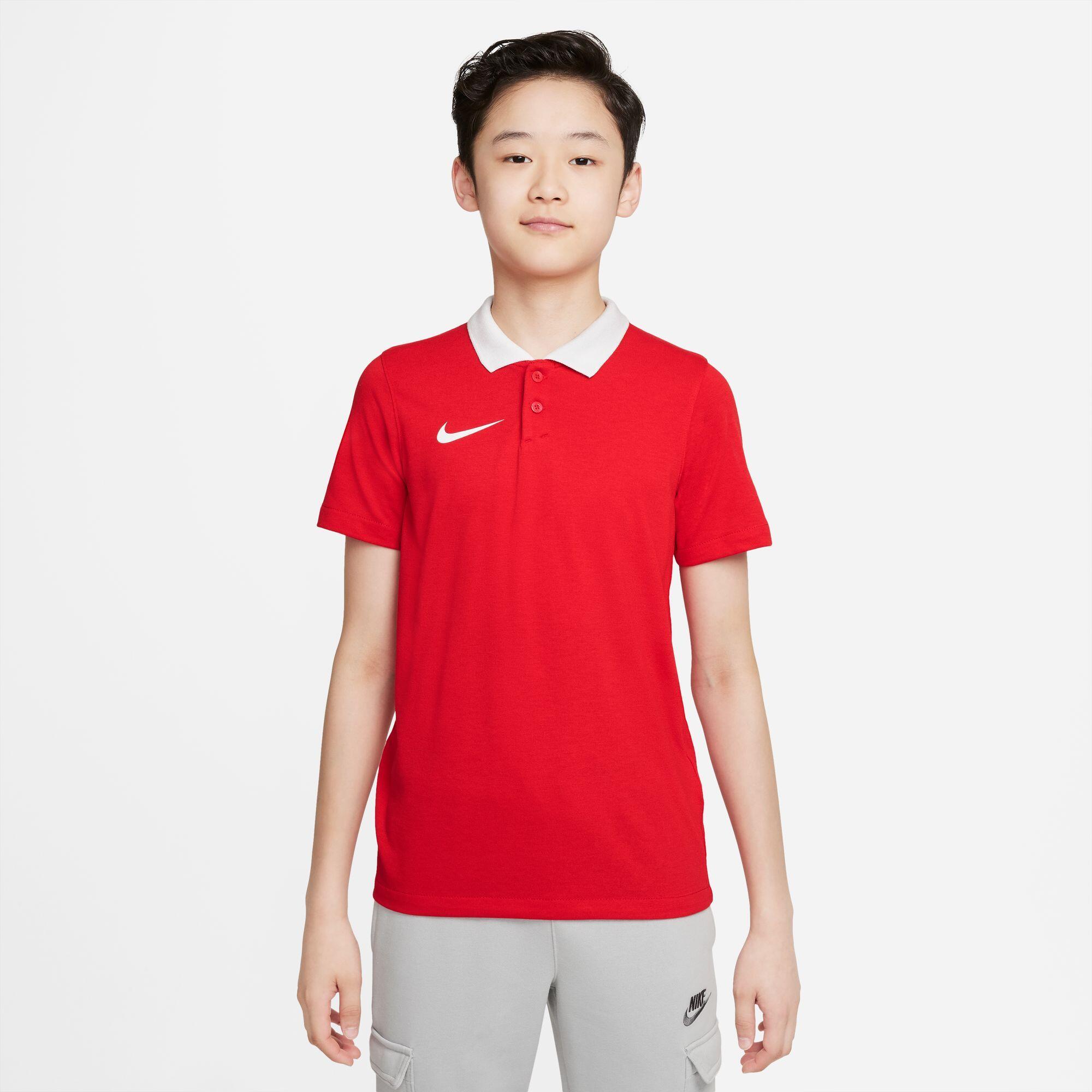 NIKE Dětská polokošile Nike Jr Park 20 Dynamic Fit Red