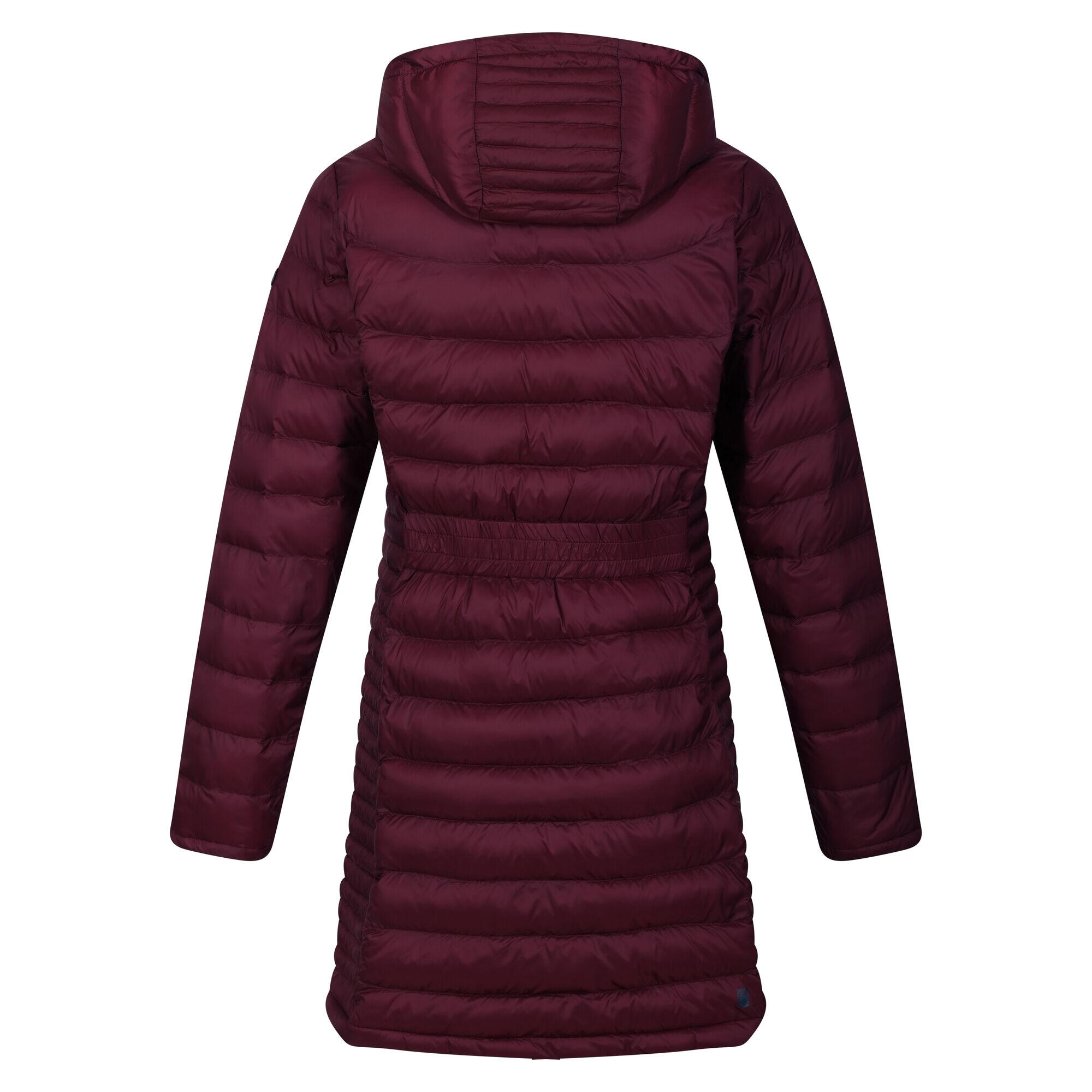 Parka ANDEL Femme (Bordeaux / Gris Phoque) 2/4