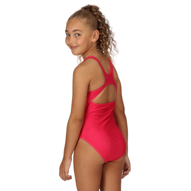 "Katrisse" Badeanzug für Mädchen Pinker Trank