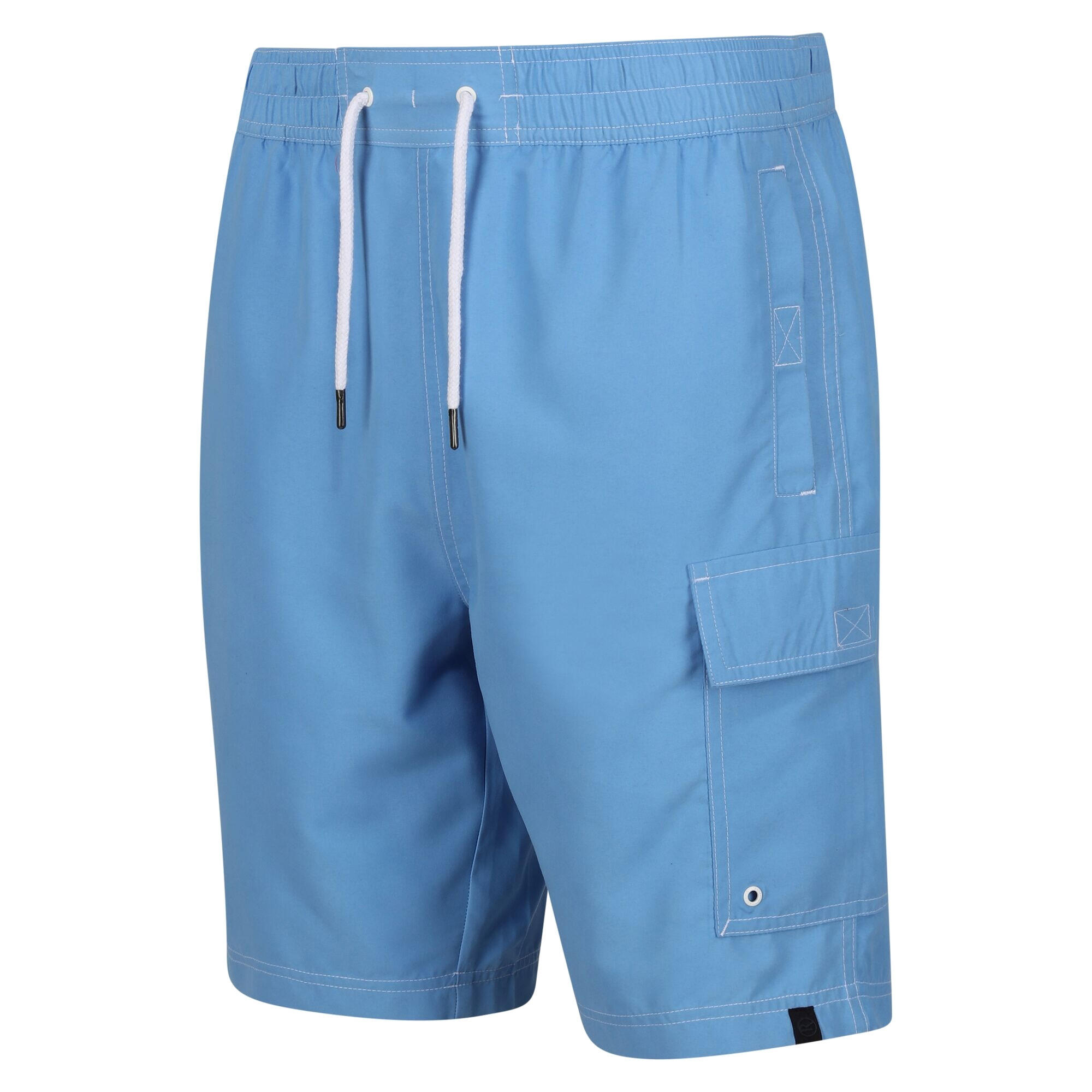 Mens Hotham IV Swim Shorts (Lake Blue) 3/5