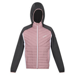 Veste KIELDER HYBRID Enfant (Mauve clair / Gris phoque)