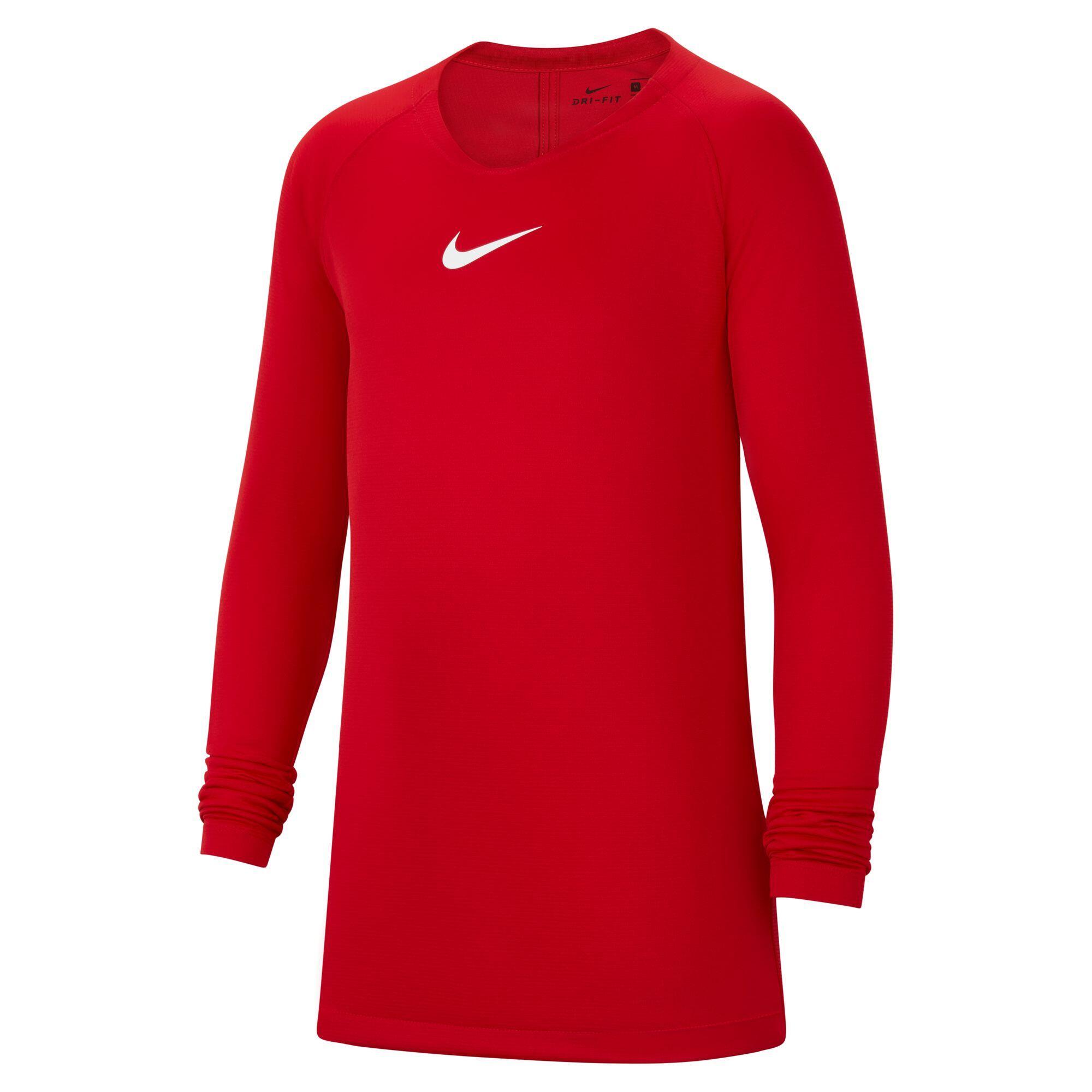Nike - Maillot Park Première Couche Av2611-657 - Sous Maillot Manche Longue - Rouge - 140 - Decathlon