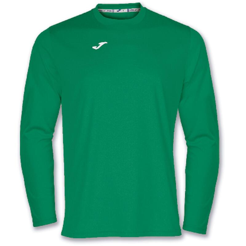 Camiseta Manga Larga Fútbol Hombre Joma Combi Verde