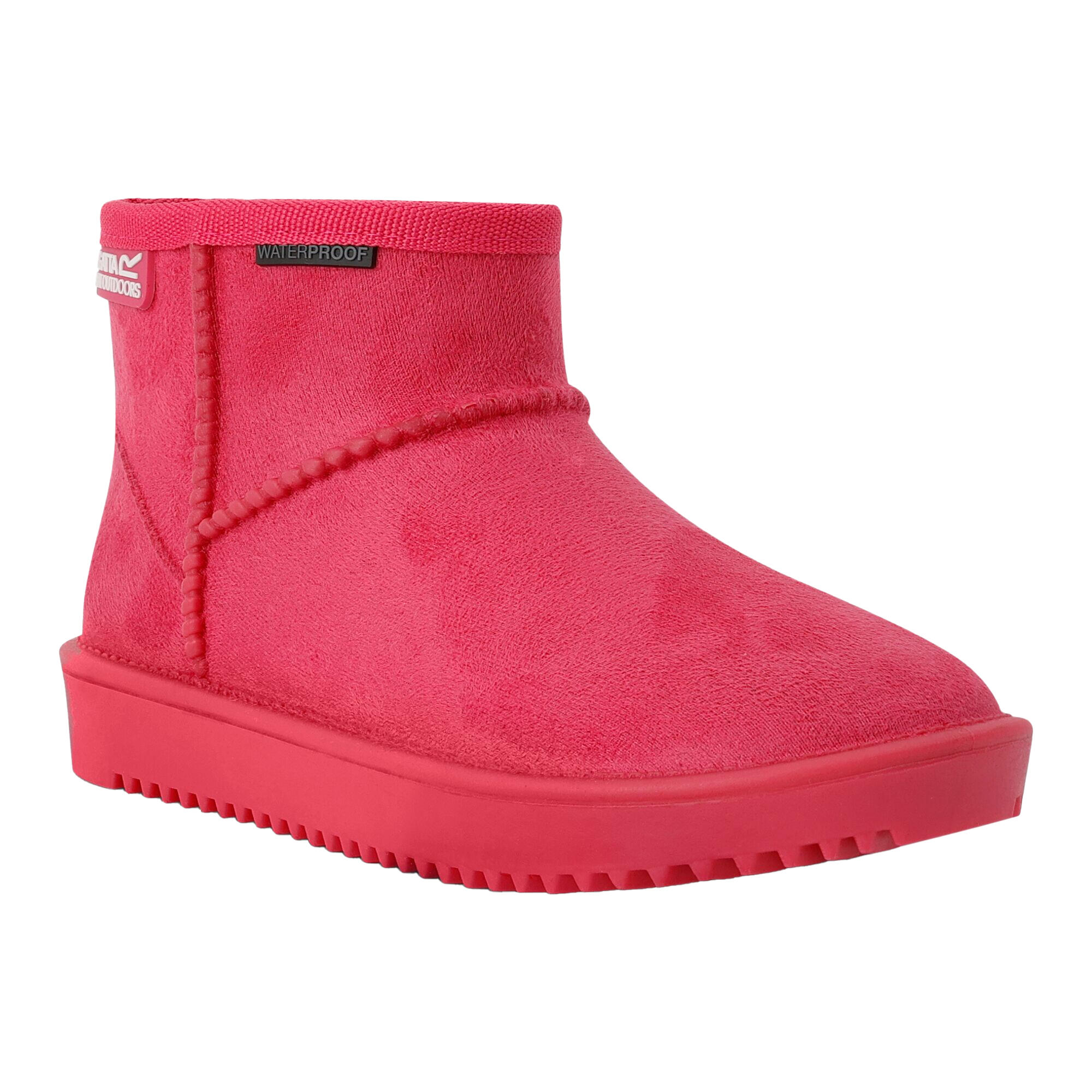 REGATTA Childrens/Kids Risely Faux Fur Lined Waterproof Snow Boots (Pink Potion)