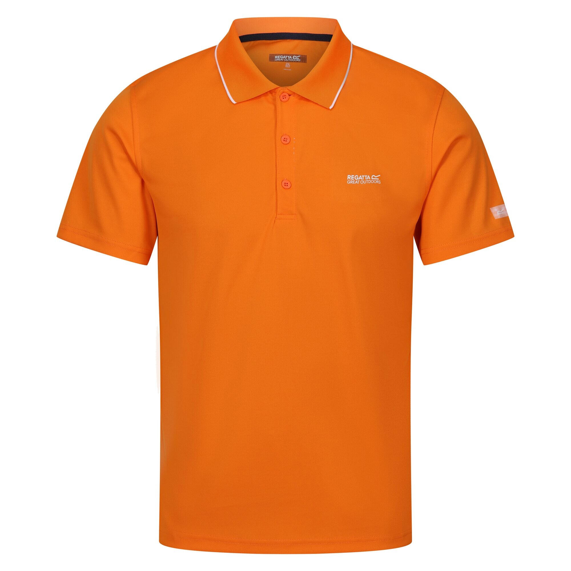 Mens Maverick V Active Polo Shirt (Persimmon) 1/5