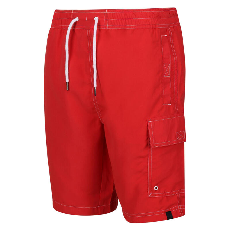 Short de bain HOTHAM Homme (Rouge rococo)