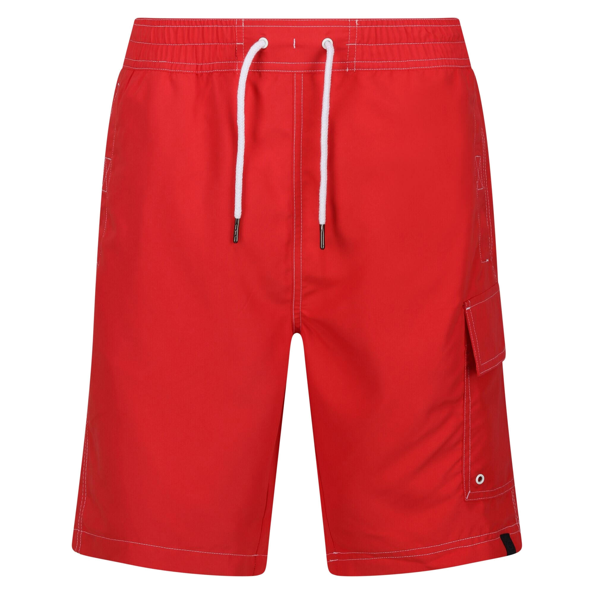 REGATTA Mens Hotham IV Swim Shorts (Roccoco Red)