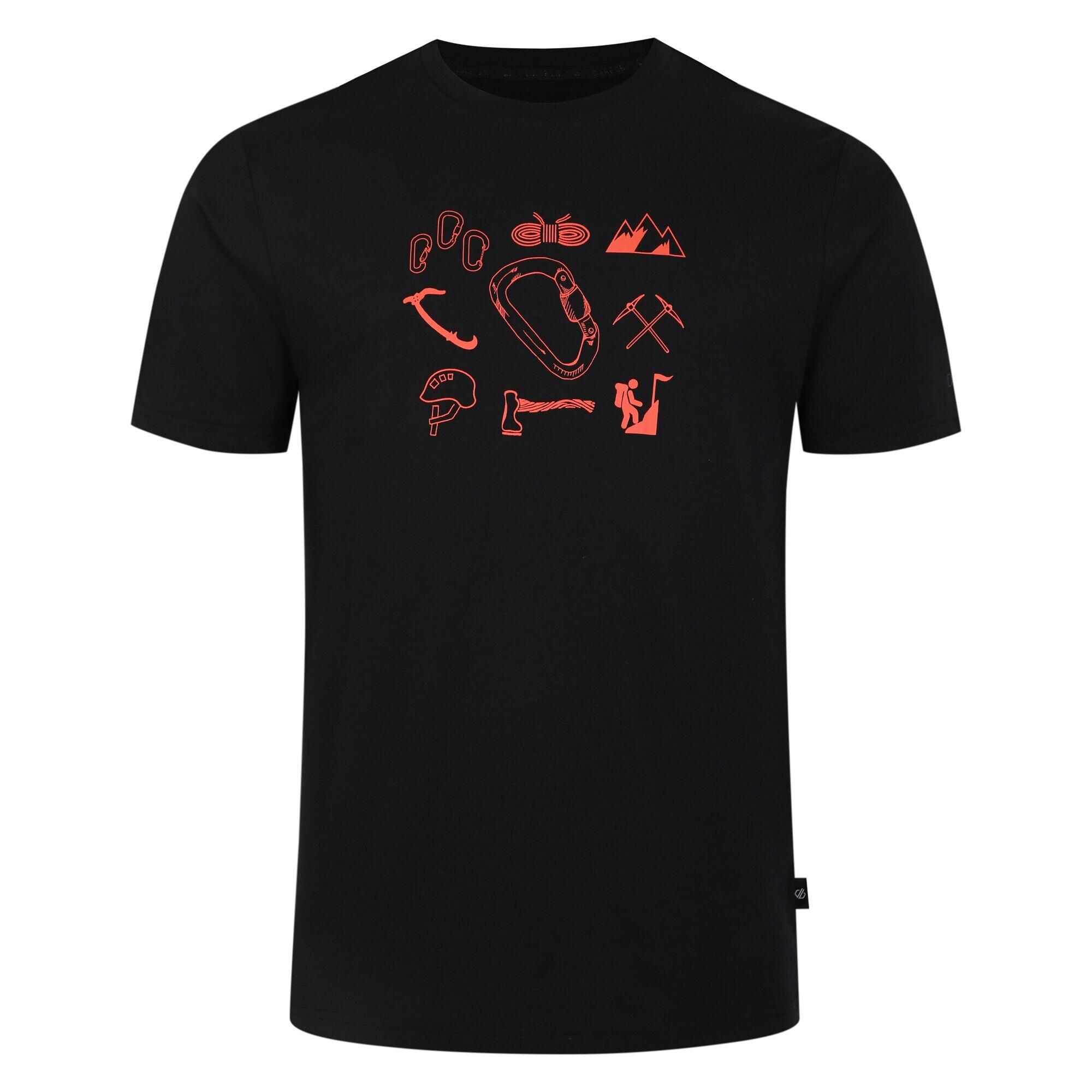 Mens Movement II Mountain Climbing TShirt (Black) 1/3