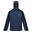 Chaqueta Impermeable Britedale Colores Sólidos para Hombre Ola Azul, Marino