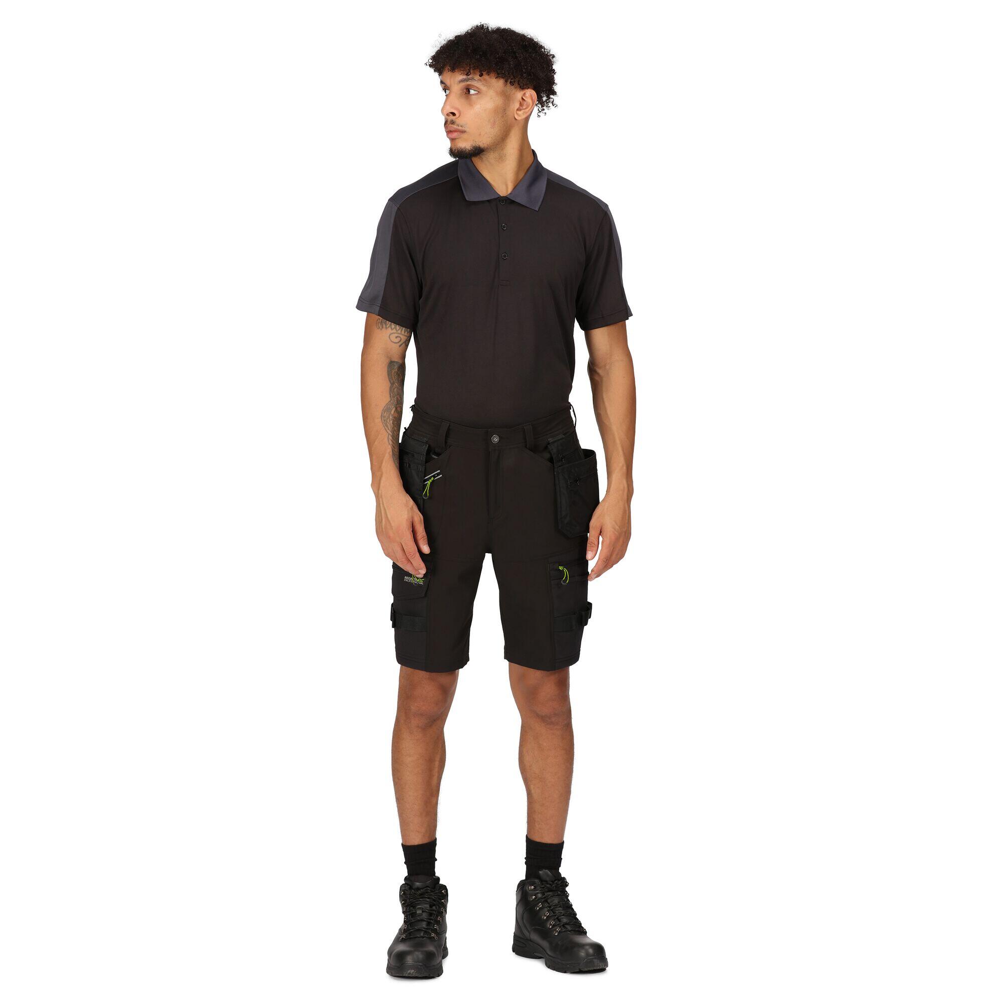 Mens Infiltrate Detachable Holster Pocket Shorts (Black) 4/5