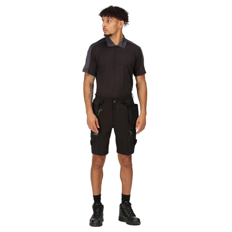 Heren Infiltrate Afneembare Holster Pocket Shorts (Zwart)