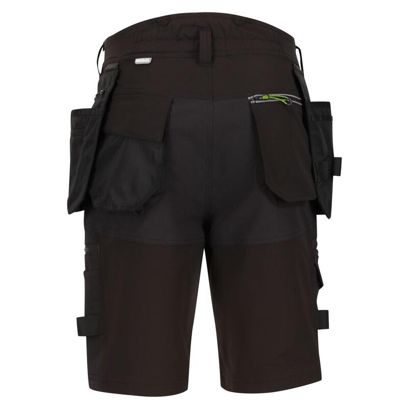 Heren Infiltrate Afneembare Holster Pocket Shorts (Zwart)