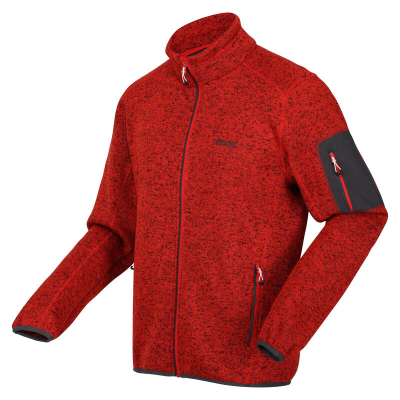 Heren Newhill Marl Full Zip Fleecejack (Sevilla)