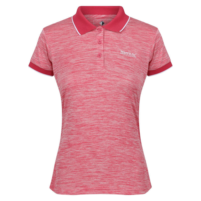 "Remex II" Poloshirt für Damen Flaumfußtaube Grau