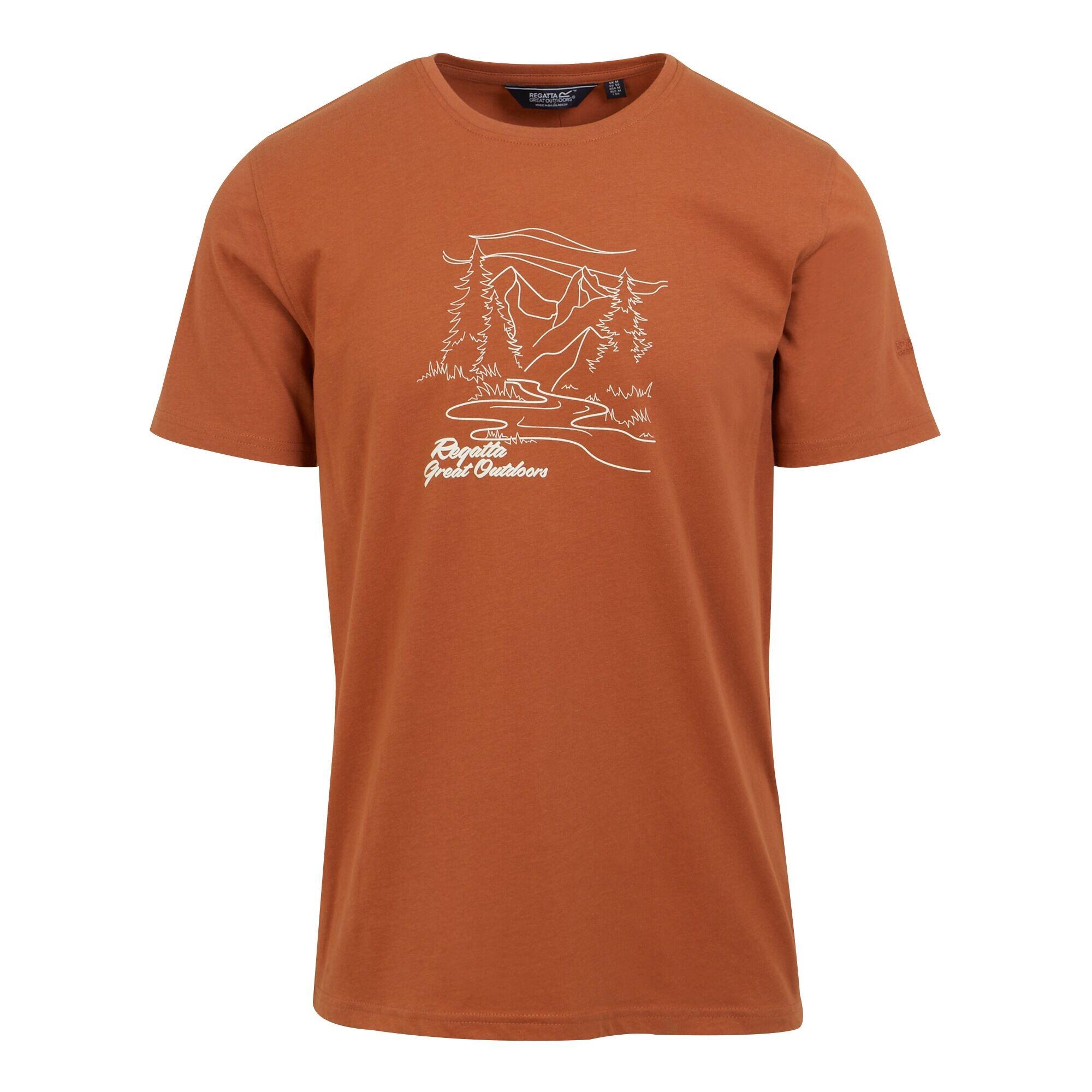 Uomo CLINE Tshirt (Terracotta)