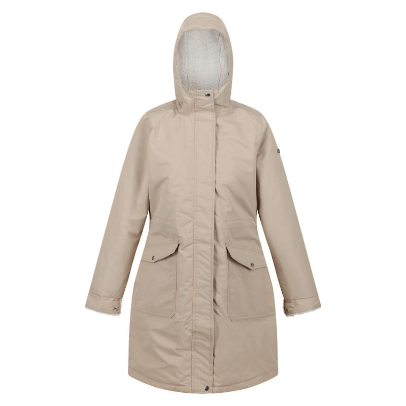 Dames Romine Waterdichte Parka (Barleycorn/Lichte Vanille)