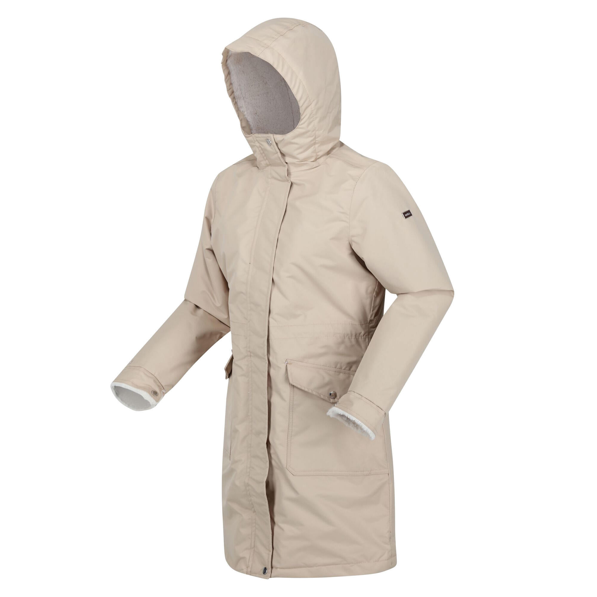 "Romine" Parka Wasserfest für Damen Gerstenkorn Gelb/Helles Vanillegelb 3/5