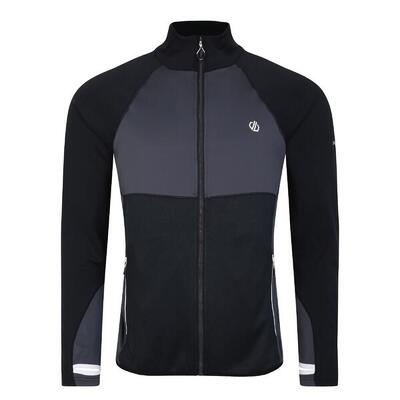 Heren substratum ii core stretch midlayer (zwart/ebbenhout)