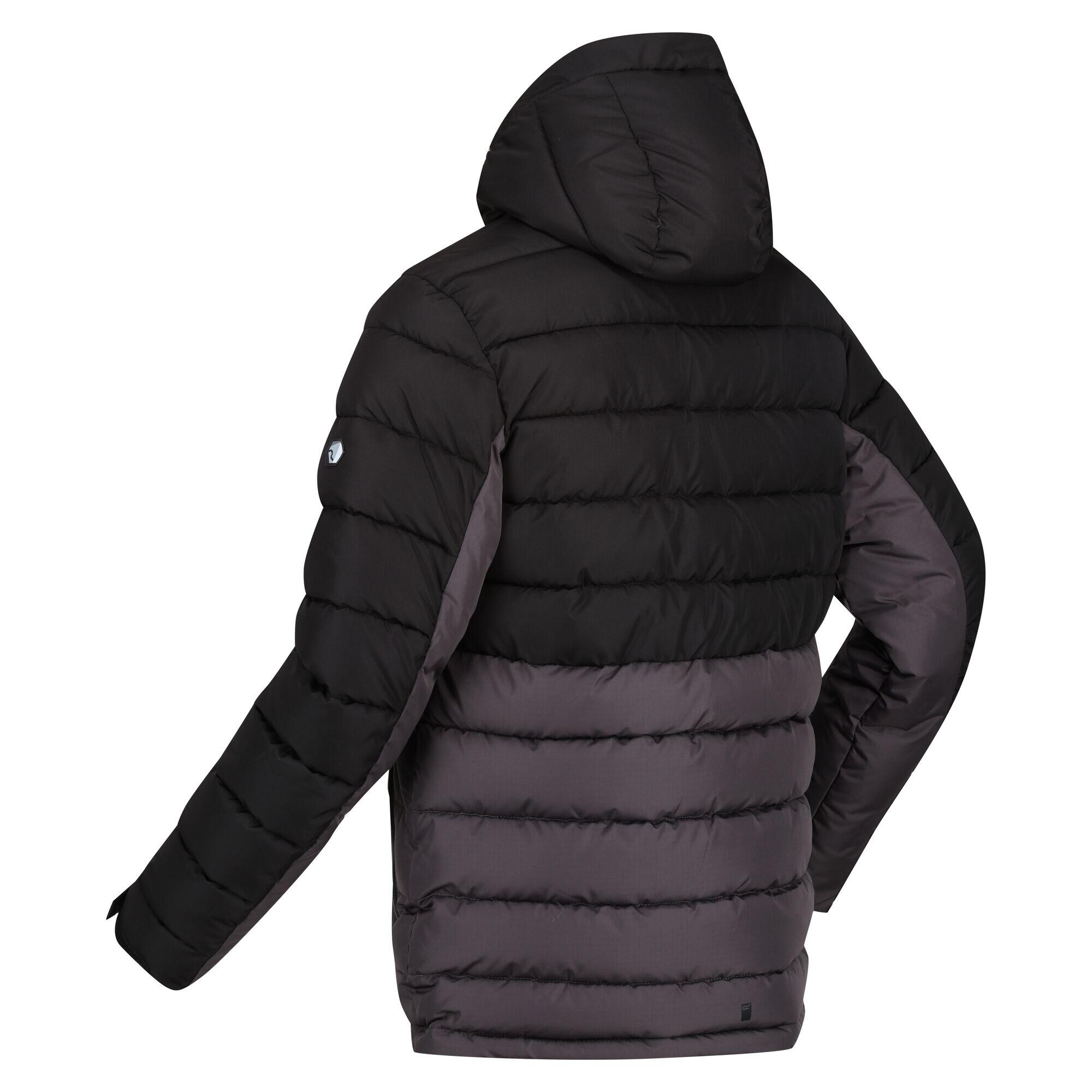 Mens Nevado VI Puffer Jacket (Black/Dark Grey) 4/5