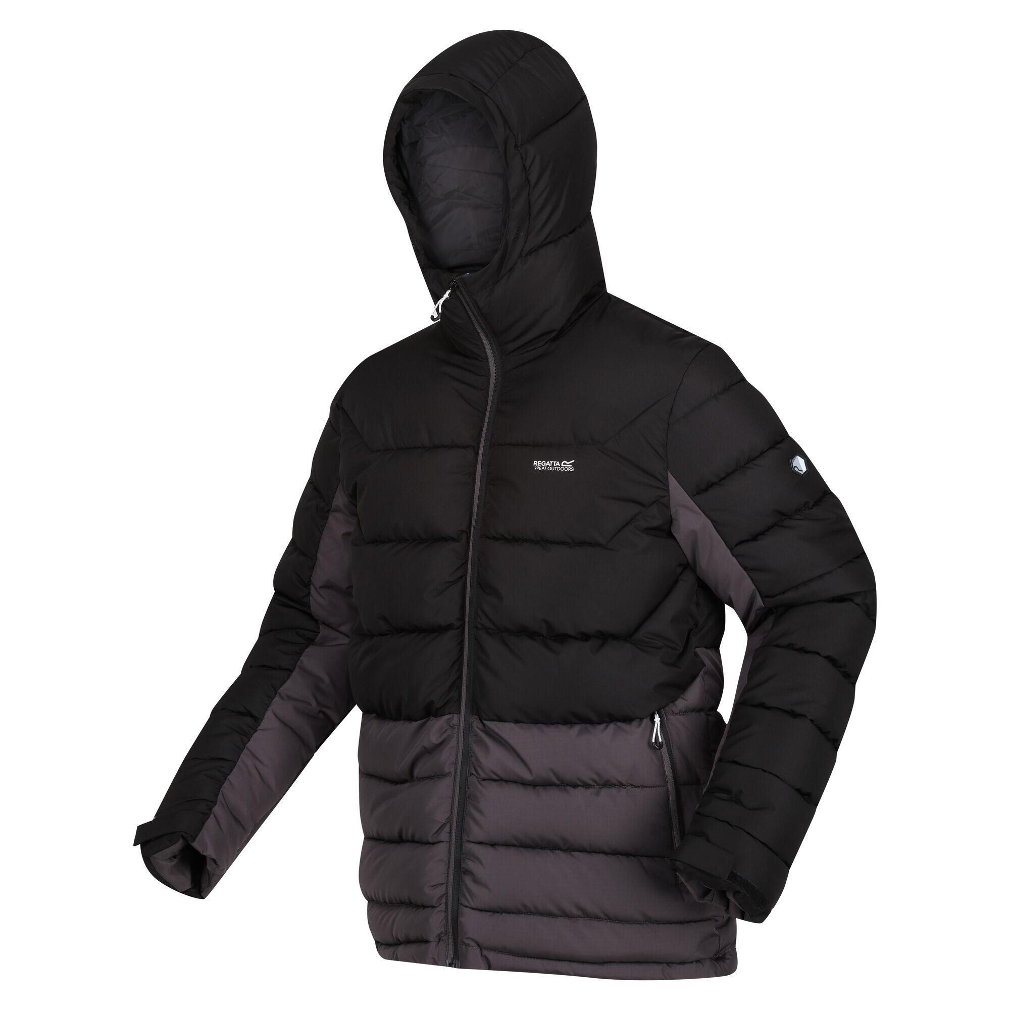 Mens Nevado VI Puffer Jacket (Black/Dark Grey) 3/5