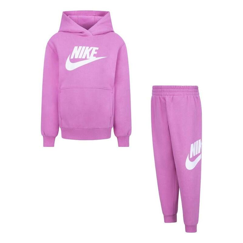 Tuta bambina nike club fleece - rosa