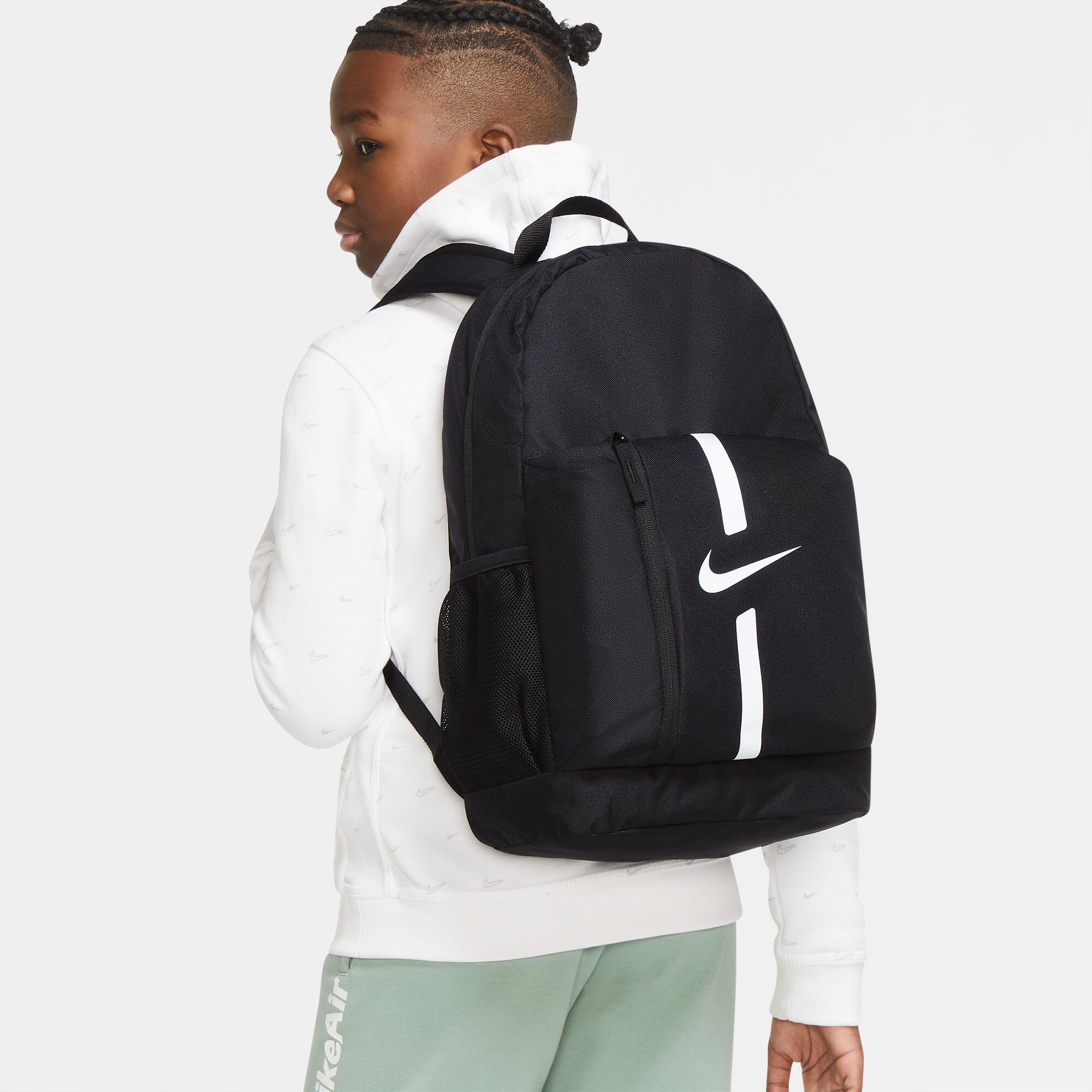 Nike - Sac À Dos Nike Academy Team Kids Football Backpack 22l, Noir, Unisexe - Sac À Dos - Blanc|noir - Taille Unique - Decathlon