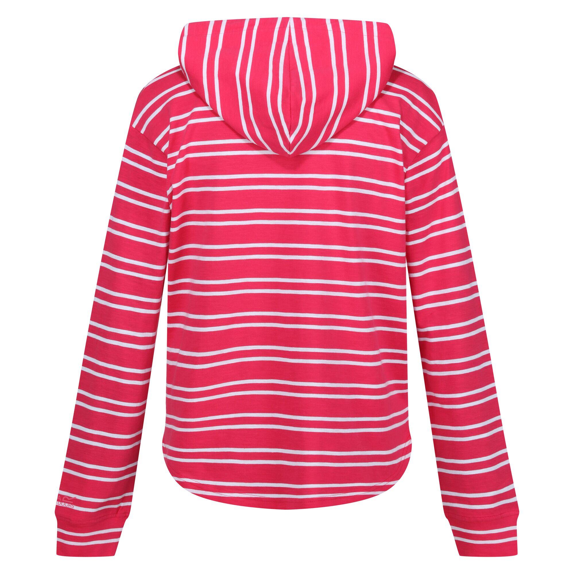 Sweat À Capuche MINERVE Femme (Rose Vif / Blanc) 2/5