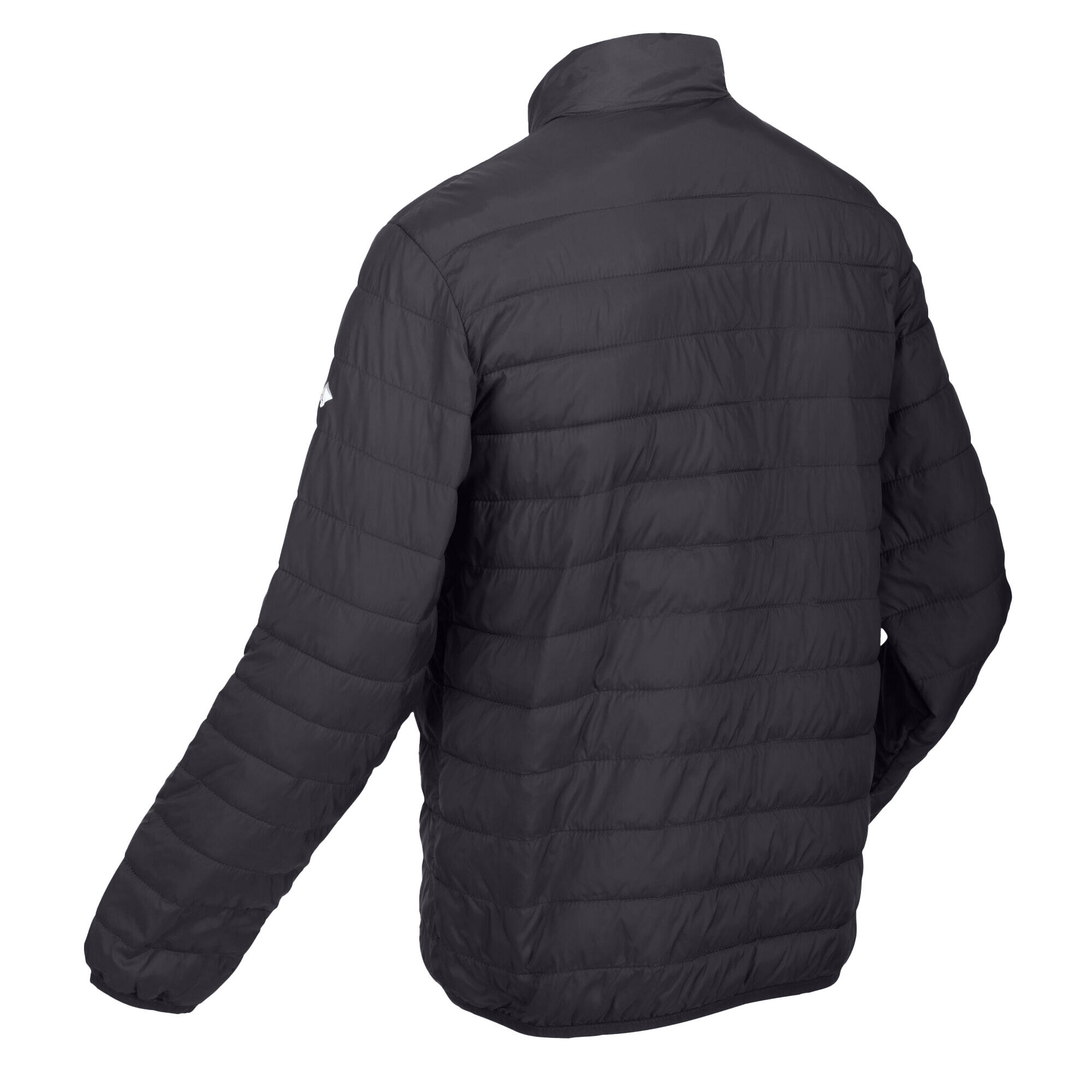 Veste Isolante Motif/style Matelassé HILLPACK Homme (Cendre / Orange) 3/5