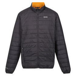 Chaqueta Aislante Hillpack Acolchado para Hombre Ceniza, Pimienta Naranja