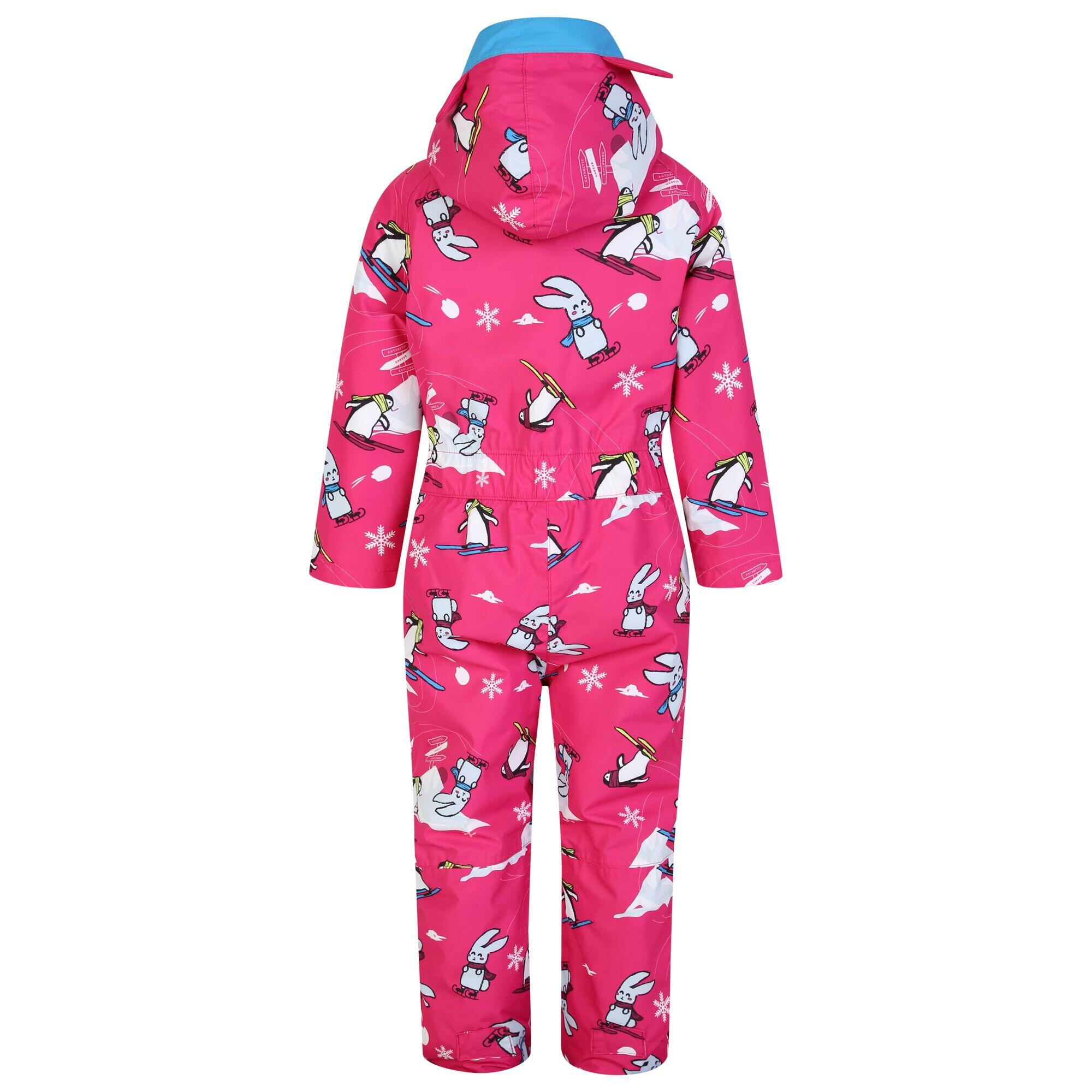 Childrens/Kids Snow Animals Snowsuit (Pink) 2/5