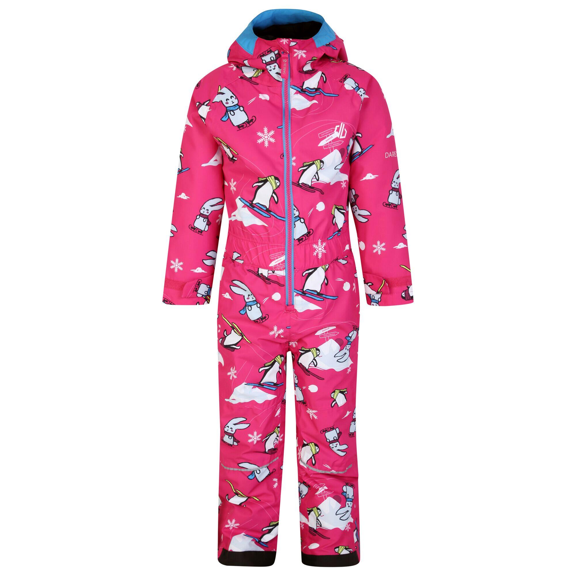 DARE 2B Childrens/Kids Snow Animals Snowsuit (Pink)
