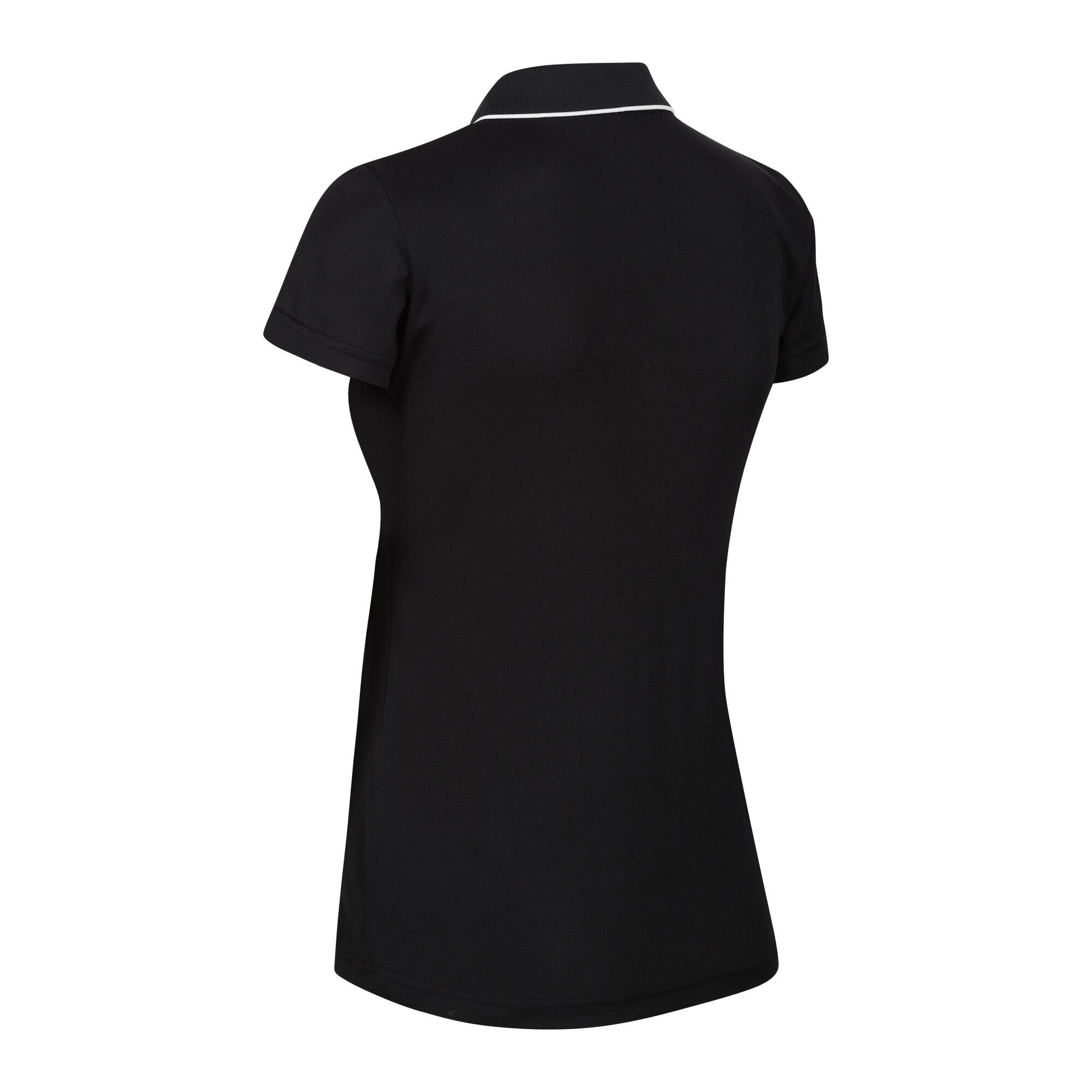 Womens/Ladies Maverick V Polo Shirt (Black) 4/5