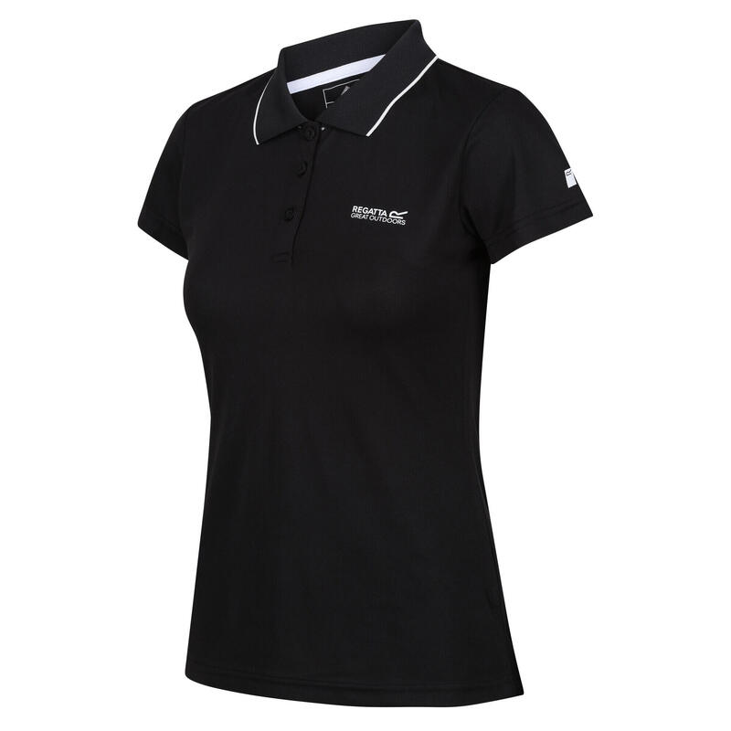 Dames Maverick V Polo Shirt (Zwart)