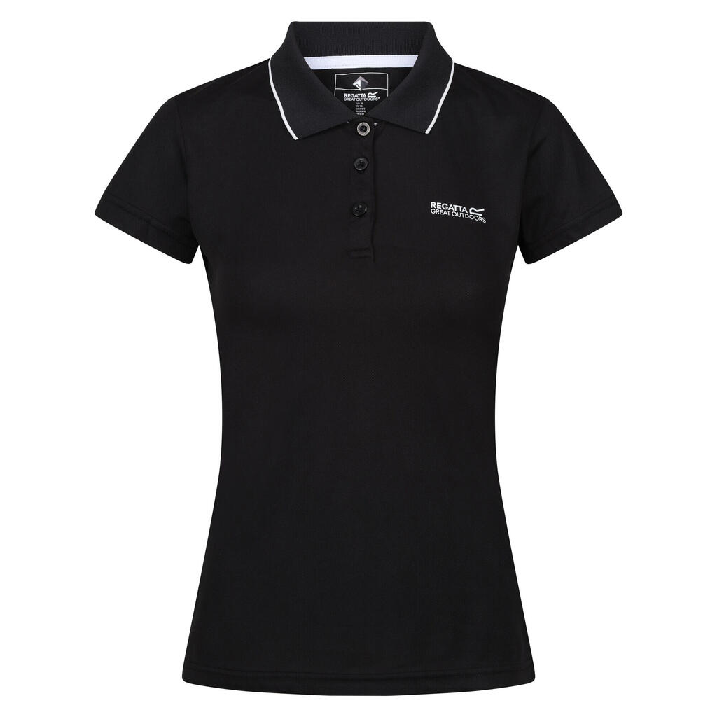 Womens/Ladies Maverick V Polo Shirt (Black)