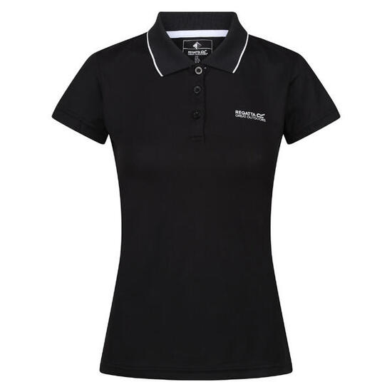 Polo Manches Courtes MAVERICK Femme (Noir)