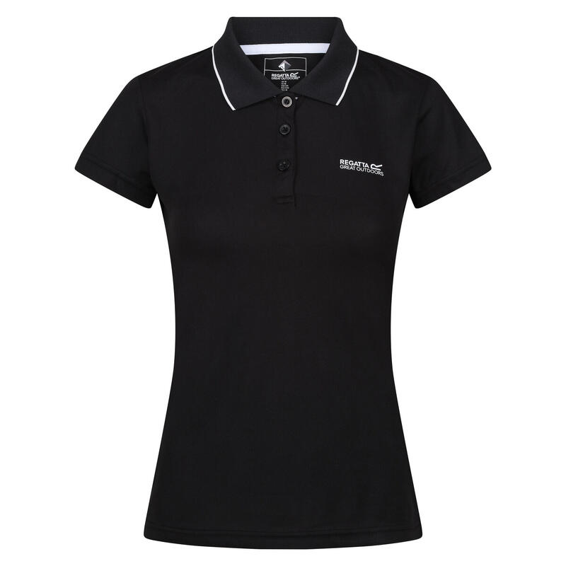Dames Maverick V Polo Shirt (Zwart)