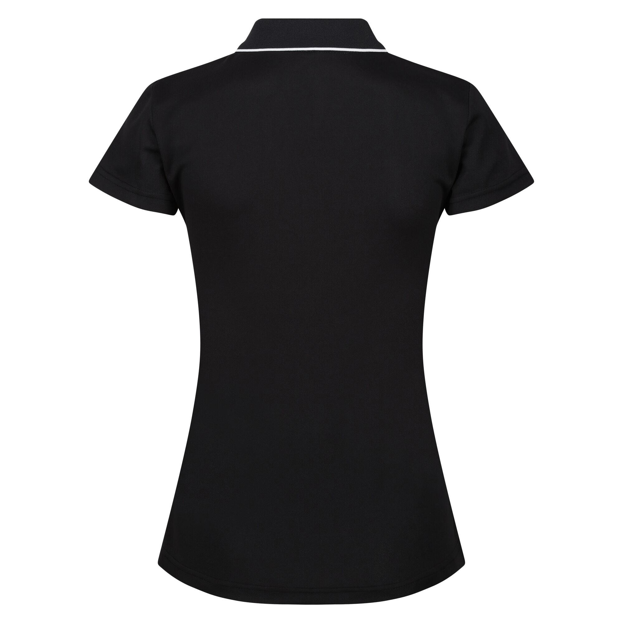 Womens/Ladies Maverick V Polo Shirt (Black) 2/5