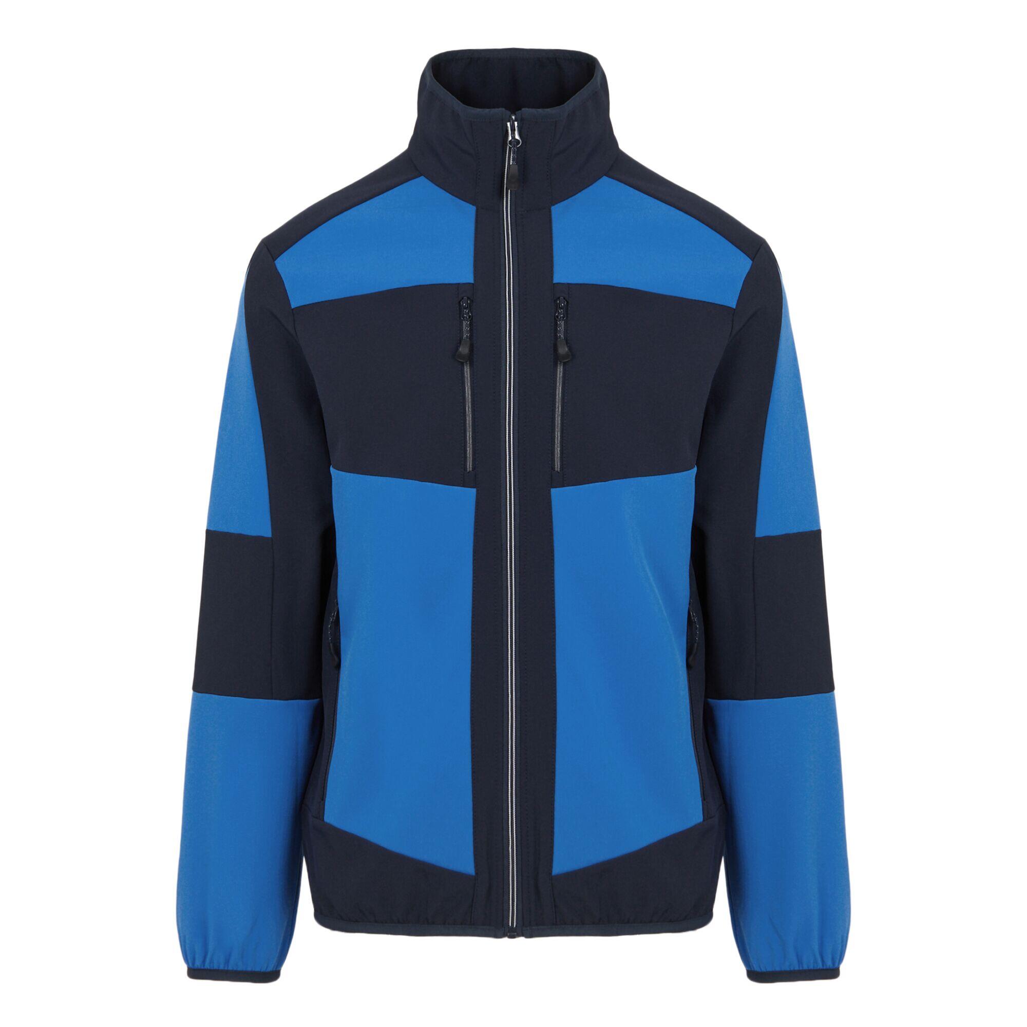 Unisex Adult EVolve 2 Layer Soft Shell Jacket (Strong Blue/Navy) 1/5