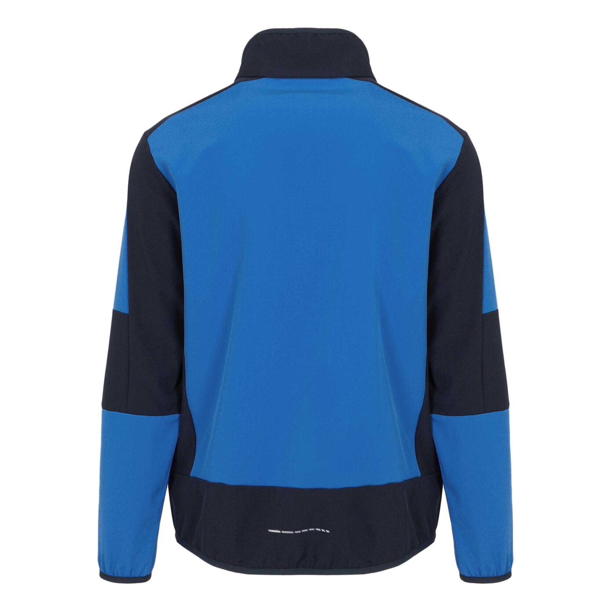 Unisex Adult EVolve 2 Layer Soft Shell Jacket (Strong Blue/Navy) 2/5