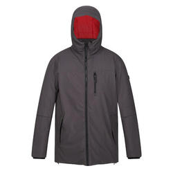 Parka YEWBANK Homme (Cendre / Rouge Danger)