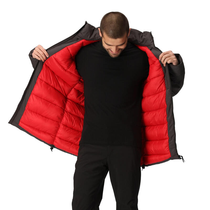 Parka YEWBANK Homme (Cendre / Rouge danger)