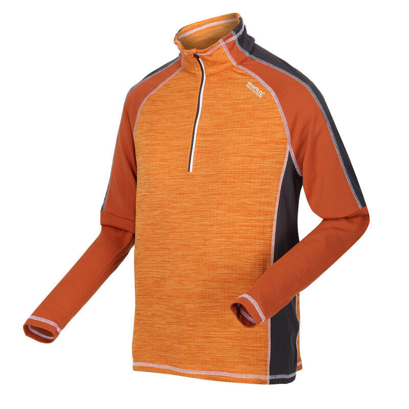 "Hepley" Fleece für Herren Orangen Pfeffer/Gebranntes Kupfer